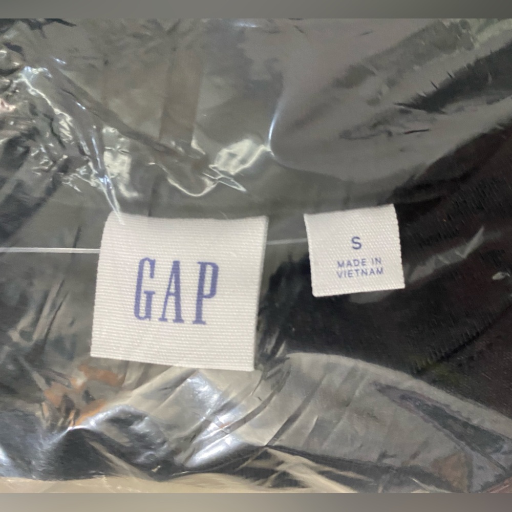 🆕 GAP Women's Relaced T-Shirt Dress Short Sleeve Black Small 4-6 S - Picture 9 of 14